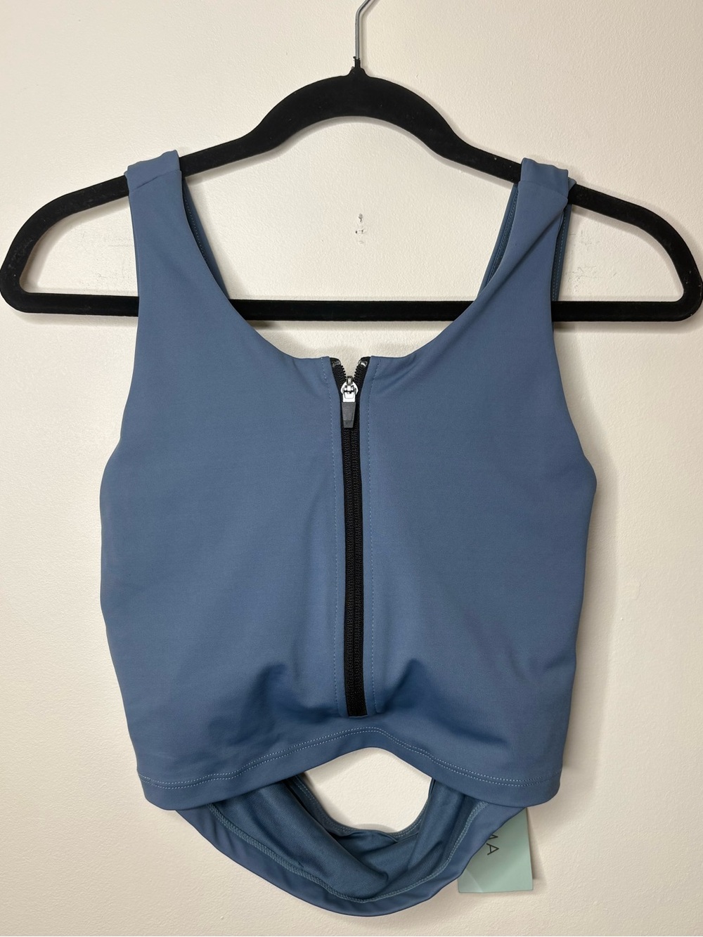 Move Mama Nursing Sports Bra Blue
